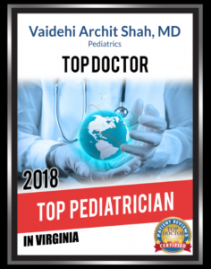 Dr. Vaidehi Shah - Top Pediatrician Award